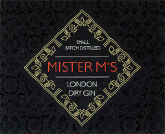 SMALL BATCH DISTILLED MISTER M'S LONDON DRY GIN
