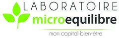 LABORATOIRE microequilibre mon capital bien-être