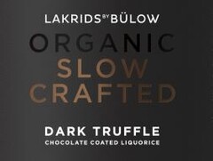 LAKRIDS BY BÜLOW ORGANIC SLOW CRAFTED DARK TRUFFLE CHOCOLATE COATED LIQUORICE