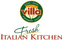 PIZZA.PASTA Villa STROMBOLI.SALADS Fresh ITALIAN KITCHEN