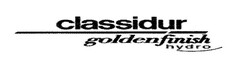 classidur goldenfinish hydro