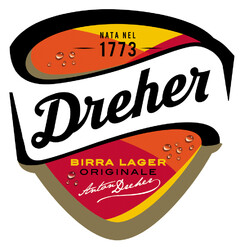NATA NEL 1773 Dreher BIRRA LAGER ORIGINALE Anton Dreher