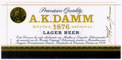 Premium Quality A.K.DAMM MÉTODO 1876 ORIGINAL LAGER BEER
