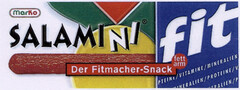 MarKo SALAMINI fit Der Fitmacher-Snack fettarm PROTEINE/ VITAMINE/ MINERALIEN