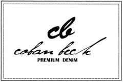 cb
coban beck
PREMIUM DENIM