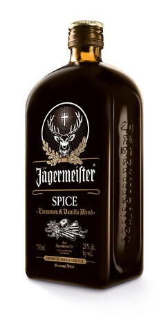 Jägermeister SPICE Cinnamon & Vanilla Blend; Imported Herbal Liqueur; Seasonal Offer; Mast-Jägermeister SE; Wolfenbüttel Germany