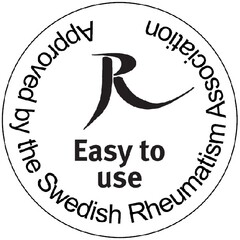 R Easy to use Approved by the Swedish Rheumatism Association