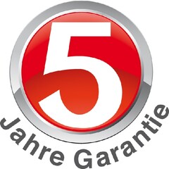 5 Jahre Garantie