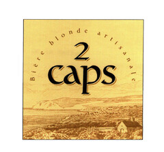 Bière blonde artisanale 2 caps