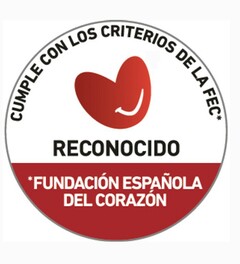 RECONOCIDO FUNDACIÓN ESPAÑOLA DEL CORAZÓN