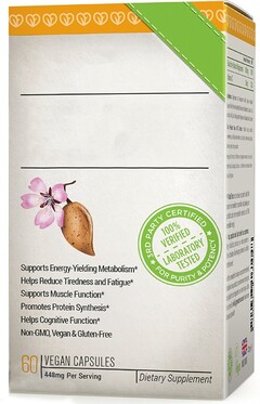 3rd PARTY CERTIFIED 100% VERIFIED - FOR PURITY & POTENCY - LABORATORY TESTED (...) 60 VEGETARIAN CAPSULES Dietary supplement
