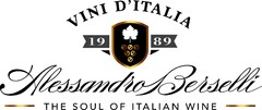 VINI D'ITALIA 1989 ALESSANDRO BERSELLI THE SOUL OF ITALIAN WINE