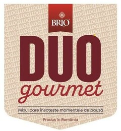 BRIO DUO gourmet  Mixul care însoțește momentele de pauză Produs în România