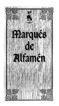 Marqués de Alfamén