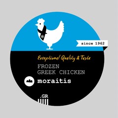 since 1962 Exceptional Quality & Taste FROZEN GREEK CHICKEN moraitis