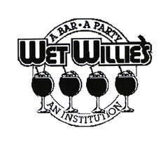 WET WILLIE'S A BAR ·A PARTY AN INSTITUTION