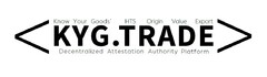 Know Your Goods' HTS Origin Value Export KYG.TRADE Decentralized Attestation Authority Platform