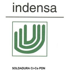 indensa SOLDADURA Cr-Co PDN
