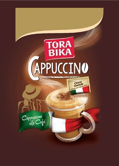 TORABIKA CAPPUCCINO CHOCO GRANULE ADD TO YOUR CAPPUCCINO CAPPUCCINO ALA CAFE
