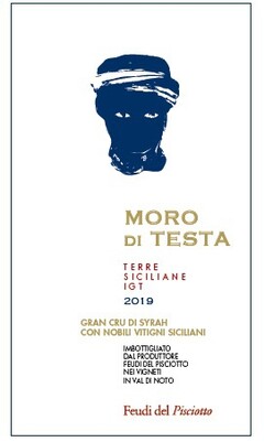 MORO DI TESTA - TERRE SICILIANE IGT 2019 - GRAN CRU DI SYRAH CON NOBILI VITIGNI SICILIANI - IMBOTTIGLIATO DAL PRODUTTORE FEUDI DEL PISCIOTTO NEI VIGNETTI IN VAL DI NOTO - FEUDI DEL PISCIOTTO