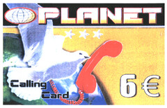 Planet Calling Card 6 €