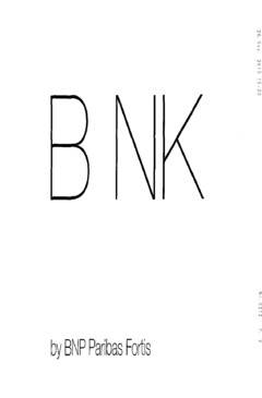 B NK

by BNP Paribas Fortis