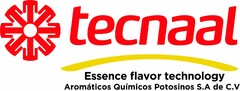 TECNAAL Essence flavor technology Aromáticos Químicos Potosinos S.A de C.V