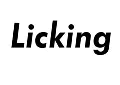 Licking