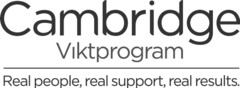 Cambridge Viktprogram Real people, real support, real results.