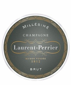 MILLÉSIMÉ CHAMPAGNE LAURENT-PERRIER MAISON FONDEE 1812 BRUT