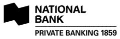 NATIONAL BANK PRIVATE BANKING 1859