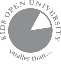 Kids open university smaller than