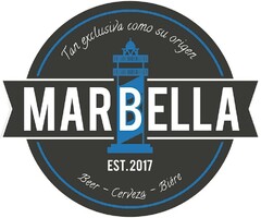 MARBELLA TAN EXCLUSIVA COMO SU ORIGEN EST. 2017 BEER - CERVEZA - BIERE