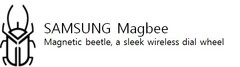 SAMSUNG Magbee Magnetic beetle, a sleek wireless dial wheel