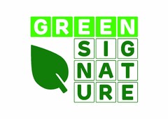 GREEN SIGNATURE
