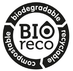 BIORECO biodegradable recyclable compostable