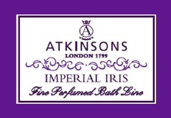 A ATKINSONS LONDON 1799 IMPERIAL IRIS Fine Perfumed Bath Line
