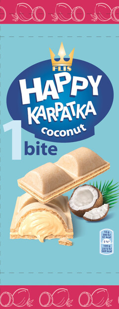 FLIS HAPPY KARPATKA coconut 1 bite