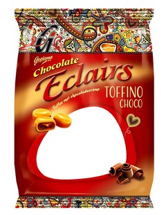 Goplana Chocolate Eclairs Toffee met chocoladecrème TOFFINO CHOCO