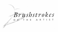 Brushstrokes of the artist
