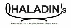 HALADIN's  HArdware Low cost for Air quality Detection in INdoor spaces