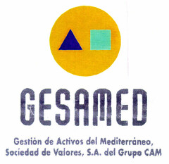 GESAMED Gestión de Activos del Mediterráneo, Sociedad de Valores, S.A. del Grupo CAM