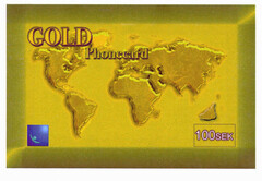 GOLD Phonecard 100SEK