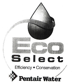 Eco Select Efficiency · Conservation Pentair Water