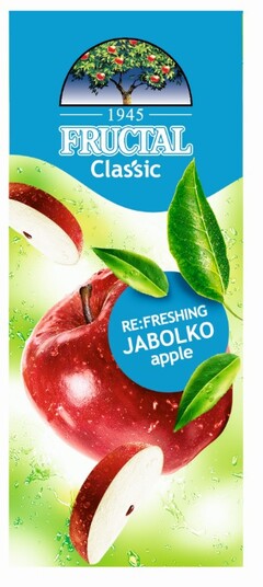 FRUCTAL Classic 1945 RE:FRESHING JABOLKO apple