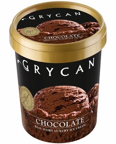 GRYCAN CHOCOLATE REAL DAIRY LUXURY ICE CREAM Z.GRYCAN WITH MY PERSONAL GUARANTEE