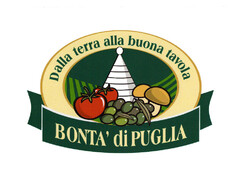 Dalla terra alla buona tavola BONTA' di PUGLIA