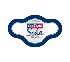 CASA FONDATA NEL 1757 CINZANO Soda -BIANCO-