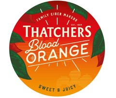 BLOOD ORANGE Family Cider Makers Thatchers est. 1094 SWEET & JUICY