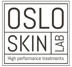 OSLO SKIN LAB High performance treatments